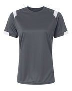 Badger Women's On The Rise T-Shirt - Graphite/ White