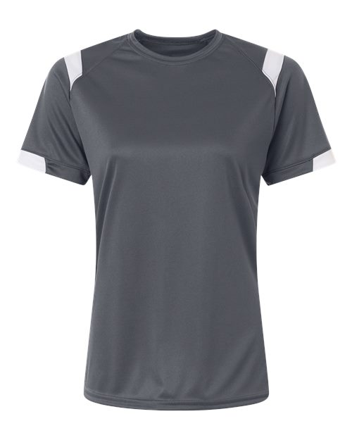Badger Women's On The Rise T-Shirt - Graphite/ White