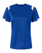 Badger Women's On The Rise T-Shirt - Royal/ White