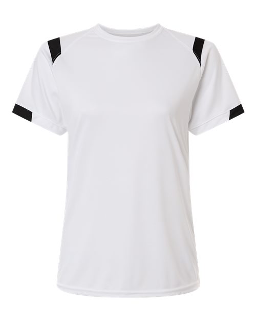 Badger Women's On The Rise T-Shirt - White/ Black