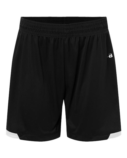 Badger Men's On The Rise Shorts - Black/ White