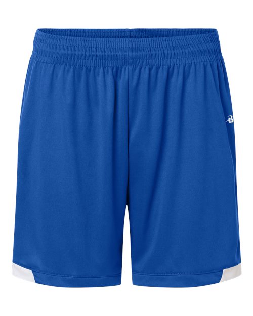 Badger Men's On The Rise Shorts - Royal/ White