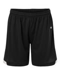 Badger Women's On The Rise Shorts - Black/ White