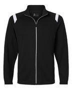 Badger Men's On The Rise Outercore Warm-up Jacket - Black/ White