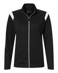 Badger Women's On The Rise Outercore Warm-Up Jacket - Black/ White