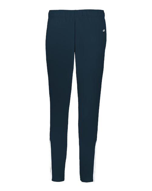 Badger Women's On The Rise Outercore Warm-Up Pants - Navy/ White