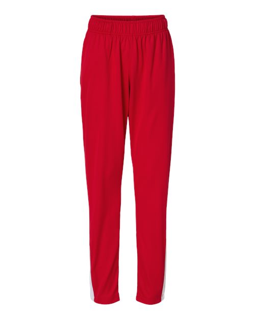 Badger Women's On The Rise Outercore Warm-Up Pants - Red/ White