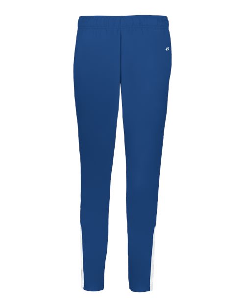 Badger Women's On The Rise Outercore Warm-Up Pants - Royal/ White