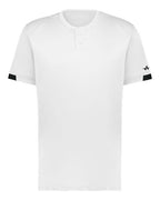 Alleson Athletic Unisex On The Rise Two Button Jersey - White/ Black