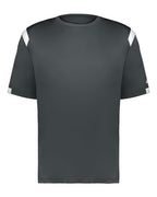 Badger Youth On The Rise T-Shirt - Graphite/ White