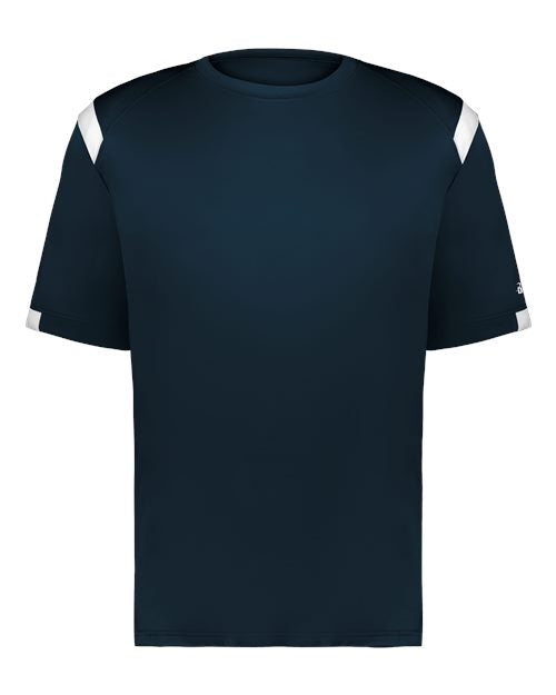 Badger Youth On The Rise T-Shirt - Navy/ White