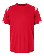 Badger Youth On The Rise T-Shirt - Red/ White