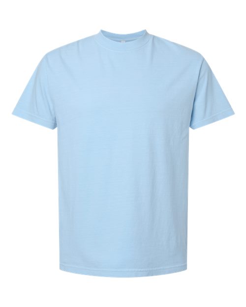 American Apparel Unisex Heavyweight Cotton Garment-Dyed Tee - Faded Powder Blue