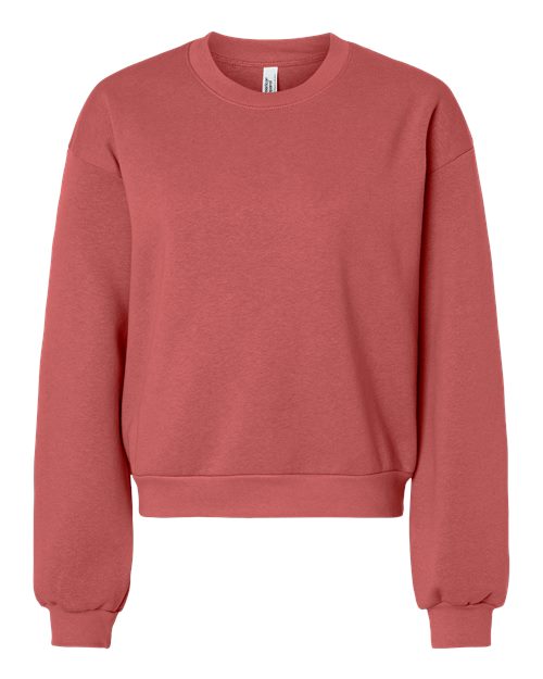 American Apparel Women's ReFlex Fleece Crewneck Sweatshirt - Canyon