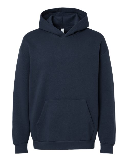 American Apparel Unisex ReFlex Fleece Hoodie Sweatshirt (Part 1 of 2) - True Navy