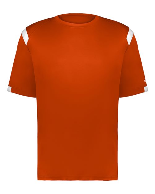 Badger Men's On The Rise T-Shirt - Burnt Orange/ White