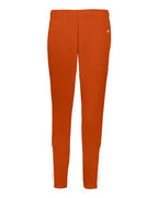 Badger Women's On The Rise Outercore Warm-Up Pants - Burnt Orange/ White
