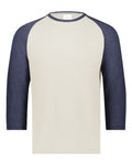 Augusta Sportswear Men's Gameday Vintage T-Shirt - Birch/ Navy Heather
