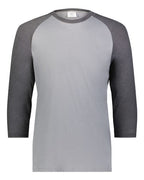 Augusta Sportswear Men's Gameday Vintage T-Shirt - Grey Heather/ Carbon Heather