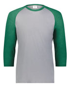Augusta Sportswear Men's Gameday Vintage T-Shirt - Grey Heather/ Kelly Heather