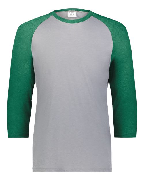 Augusta Sportswear Men's Gameday Vintage T-Shirt - Grey Heather/ Kelly Heather