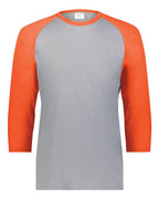 Augusta Sportswear Men's Gameday Vintage T-Shirt - Grey Heather/ Orange Heather