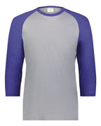 Augusta Sportswear Men's Gameday Vintage T-Shirt - Grey Heather/ Purple Heather