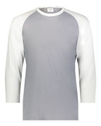 Augusta Sportswear Men's Gameday Vintage T-Shirt - Grey Heather/ White