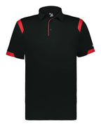 Badger Unisex On the Rise Polo (Part 1 of 2) - Black/ Red