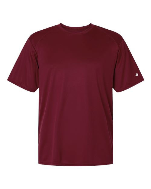 Badger Men's B-Core Sport Shoulders T-Shirt (Part 1 of 3) - Cardinal