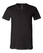 BELLA + CANVAS Unisex Jersey V-Neck Tee (Part 1 of 2) - Black