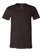 BELLA + CANVAS Unisex Jersey V-Neck Tee (Part 1 of 2) - Brown