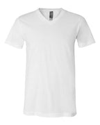 BELLA + CANVAS Unisex Jersey V-Neck Tee (Part 2 of 2) - White