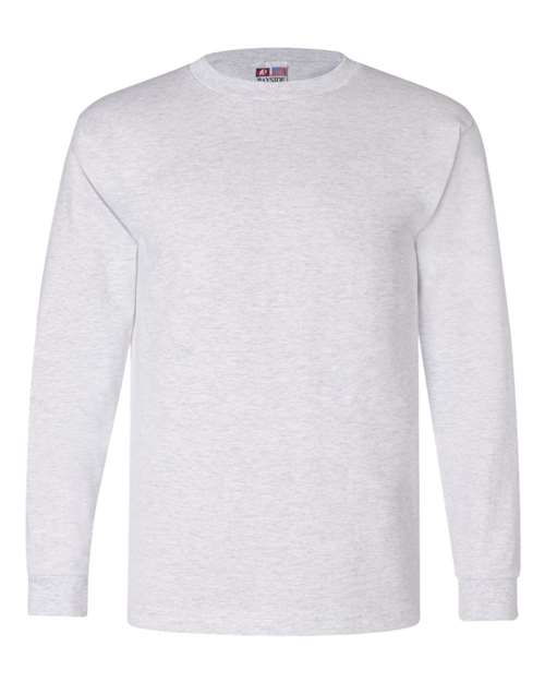 Bayside Unisex USA-Made Long Sleeve T-Shirt (Part 1 of 2) - Ash
