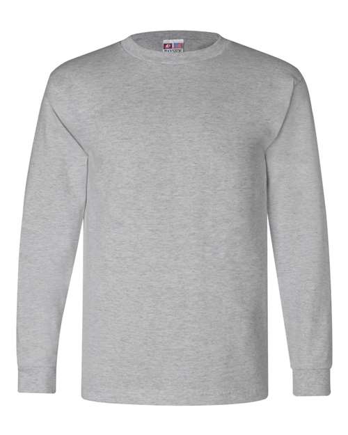 Bayside Unisex USA-Made Long Sleeve T-Shirt (Part 1 of 2) - Dark Ash
