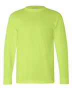 Bayside Unisex USA-Made Long Sleeve T-Shirt (Part 1 of 2) - Lime Green