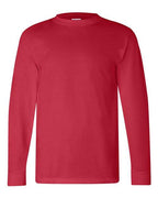 Bayside Unisex USA-Made Long Sleeve T-Shirt (Part 1 of 2) - Red