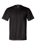 Bayside Unisex Union-Made Pocket T-Shirt - Black