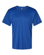 Alleson Athletic Men's B-Core Placket Jersey (Part 1 of 2) - Royal