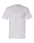 Bayside Unisex USA-Made Pocket T-Shirt (Part 1 of 2) - Ash