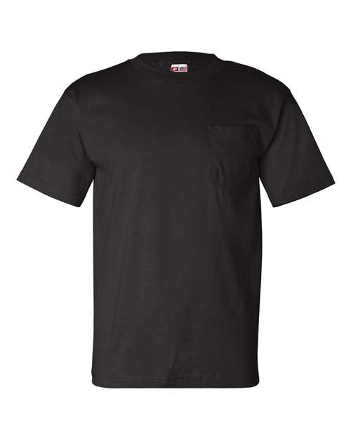 Bayside Unisex USA-Made Pocket T-Shirt (Part 1 of 2) - Black