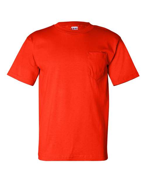 Bayside Unisex USA-Made Pocket T-Shirt (Part 1 of 2) - Orange