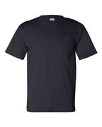 Bayside Unisex USA-Made Pocket T-Shirt (Part 1 of 2) - Navy