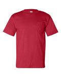 Bayside Unisex USA-Made Pocket T-Shirt (Part 2 of 2) - Red