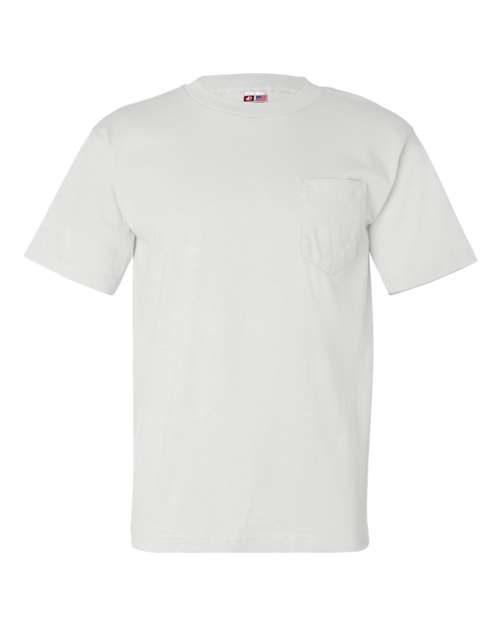 Bayside Unisex USA-Made Pocket T-Shirt (Part 2 of 2) - White