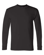 Bayside Unisex Union-Made Long Sleeve T-Shirt - Black