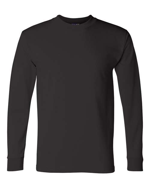 Bayside Unisex Union-Made Long Sleeve T-Shirt - Black