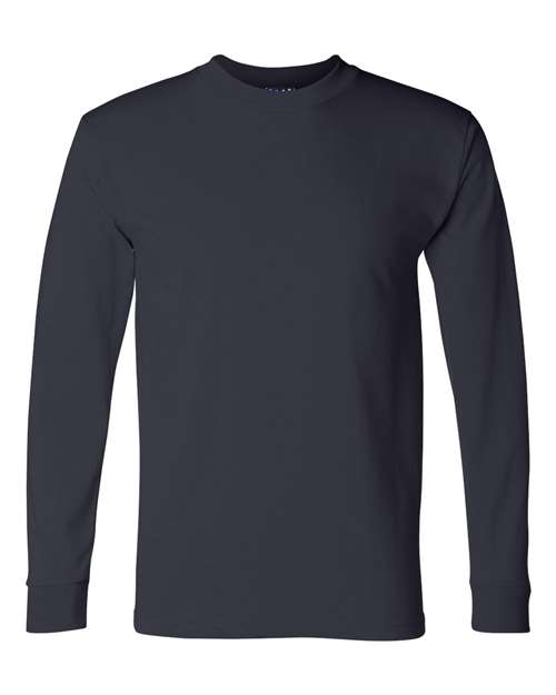 Bayside Unisex Union-Made Long Sleeve T-Shirt - Navy