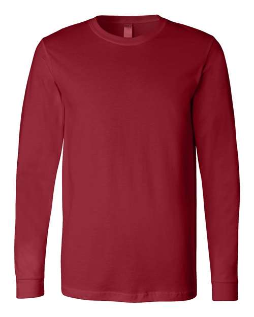 BELLA + CANVAS Unisex Jersey Long Sleeve Tee (Part 1 of 4) - Cardinal