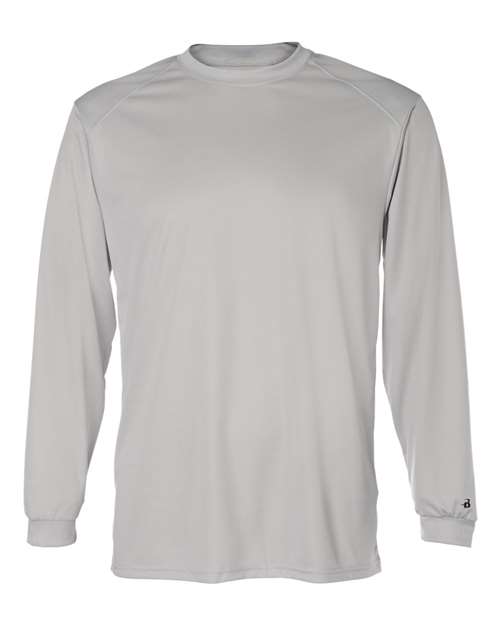 Badger Unisex B-Core Long Sleeve T-Shirt (Part 2 of 2) - Silver